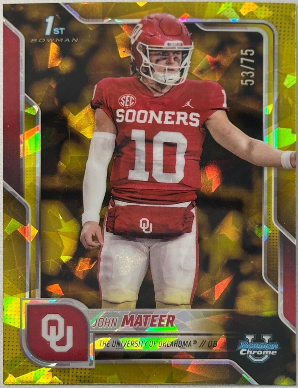 John Mateer [Yellow Sapphire] #1