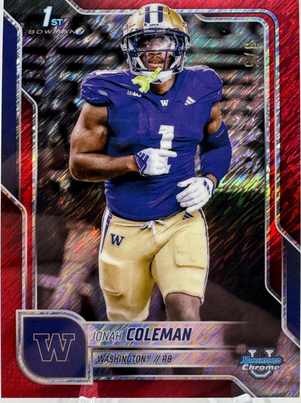 Jonah Coleman [Red Shimmer Refractor] #18