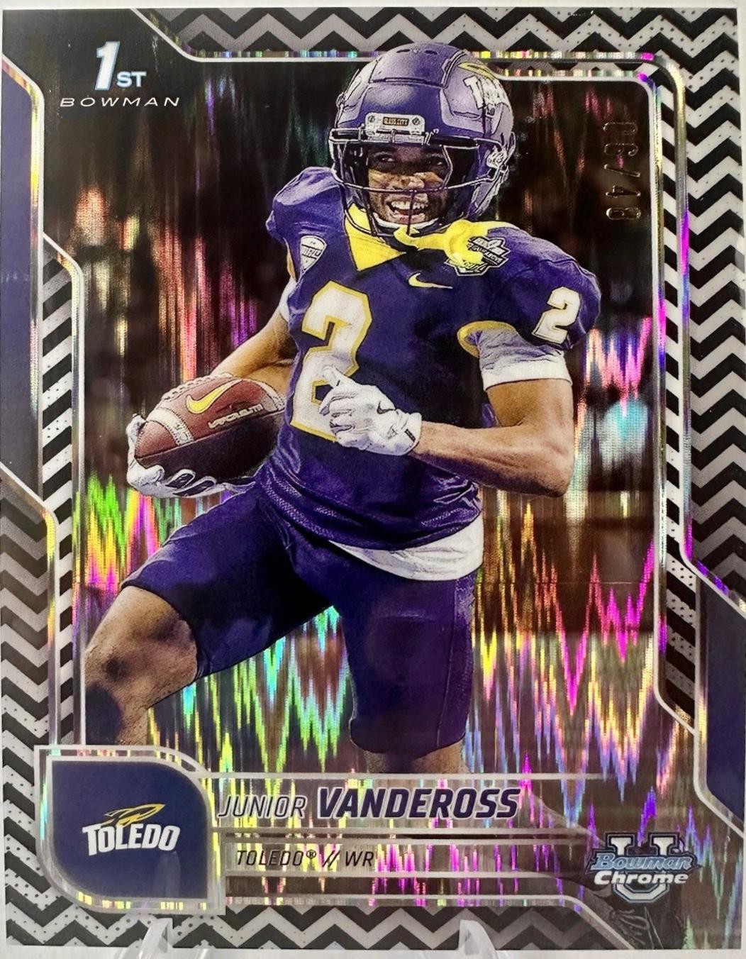 Junior Vandeross [Black White Stealth Refractor] #197