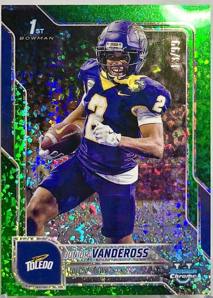 Junior Vandeross [Green Mini-Diamond Refractor] #197