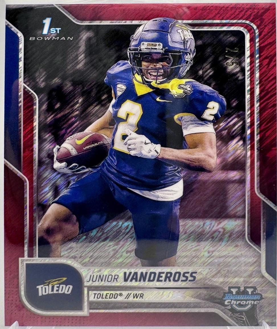 Junior Vandeross [Red Shimmer Refractor] #197