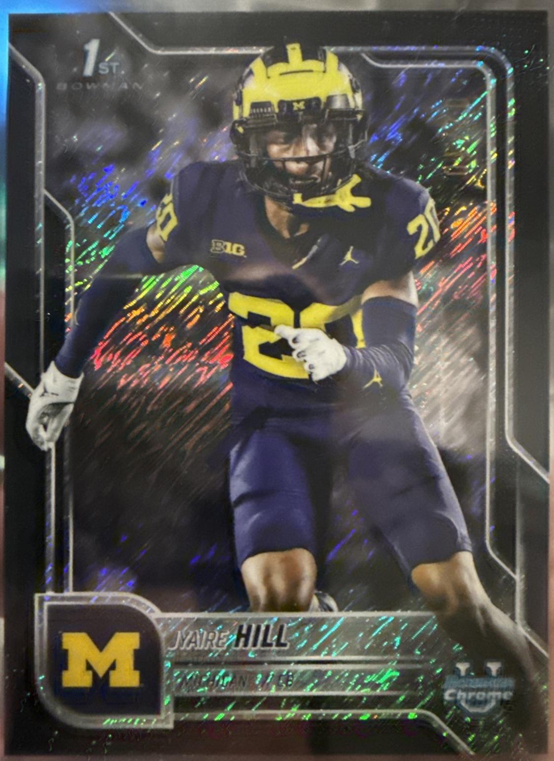 Jyaire Hill [Black Shimmer Refractor] #83