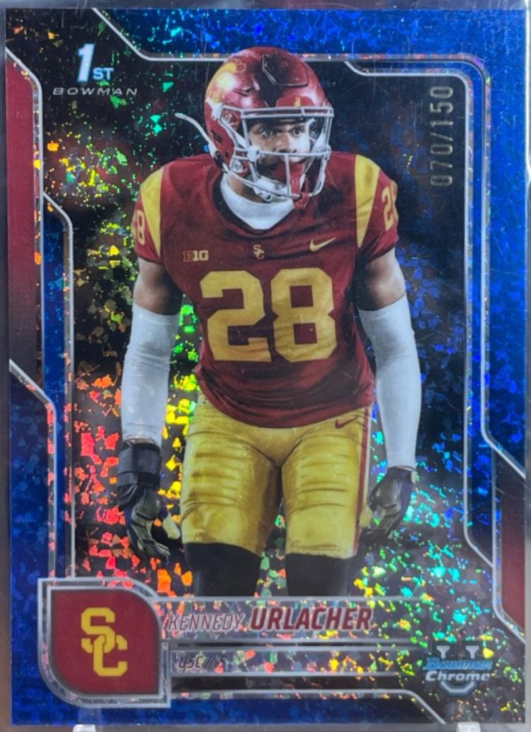 Kennedy Urlacher [Blue Mini-Diamond Refractor] #16