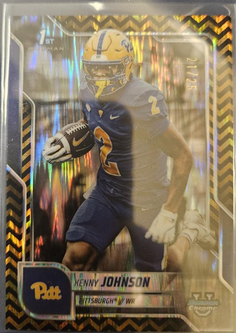 Kenny Johnson [Black Gold Stealth Refractor] #87