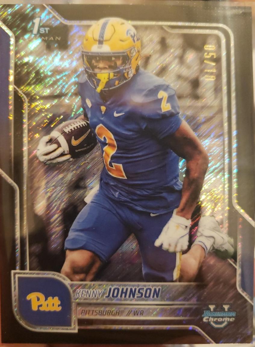 Kenny Johnson [Black Shimmer Refractor] #87