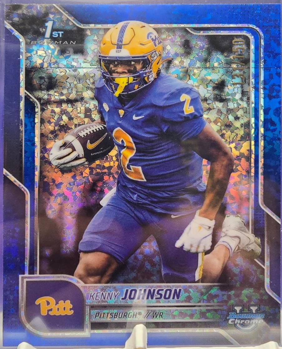 Kenny Johnson [Blue Mini-Diamond Refractor] #87
