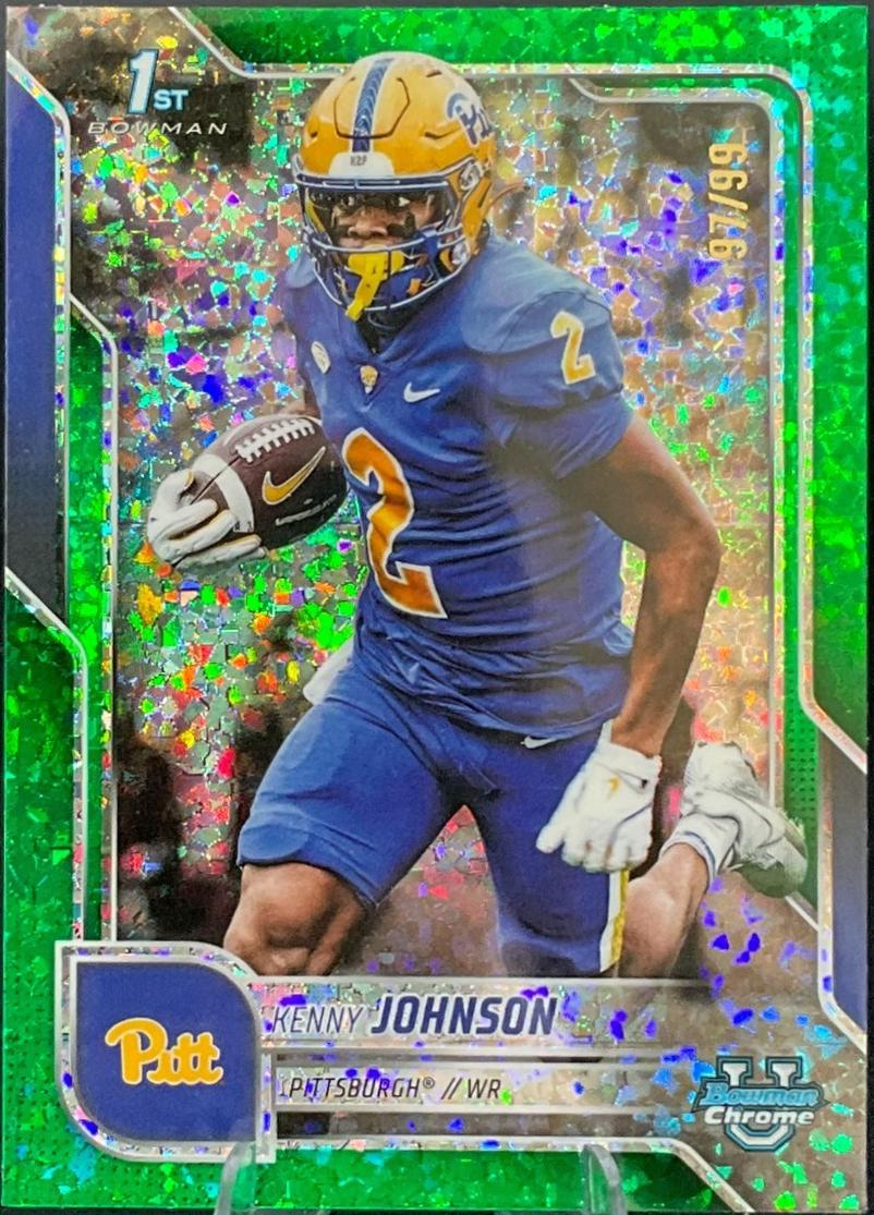Kenny Johnson [Green Mini-Diamond Refractor] #87