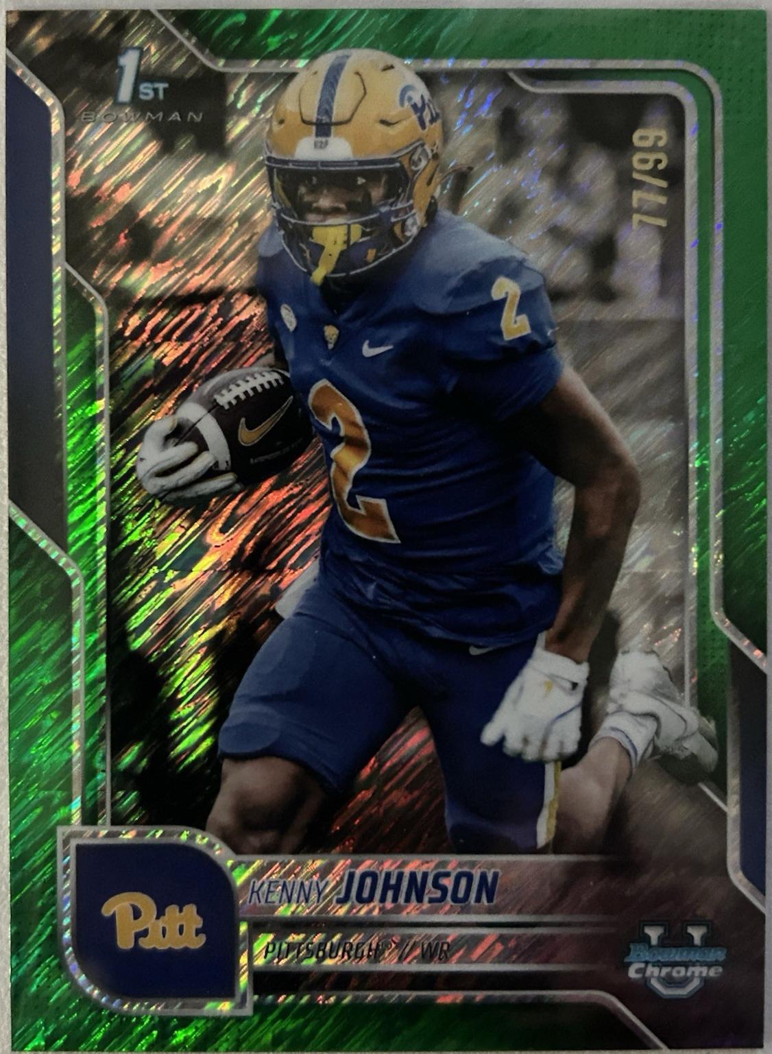 Kenny Johnson [Green Shimmer Refractor] #87