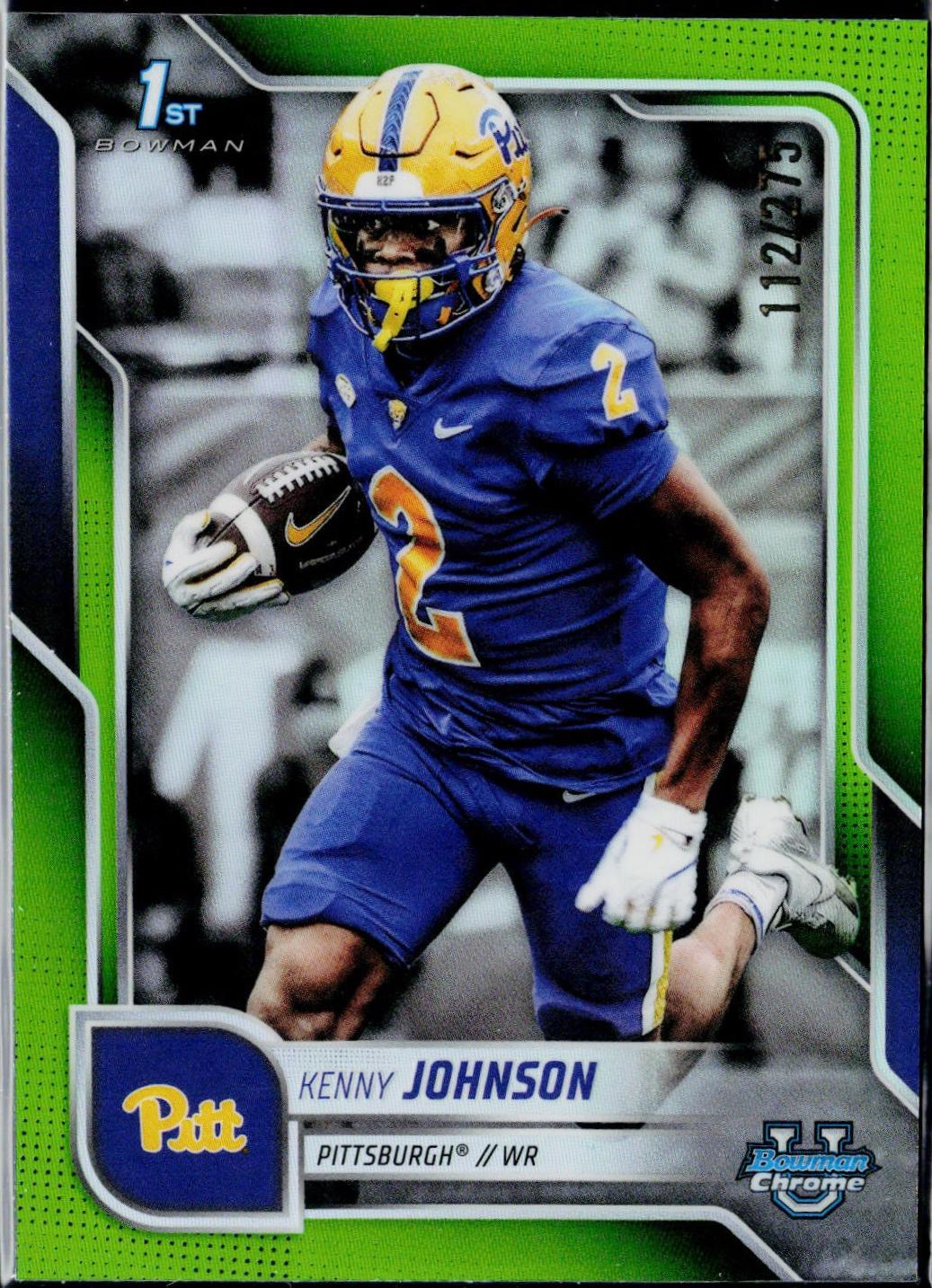 Kenny Johnson [Lime Green Refractor] #87