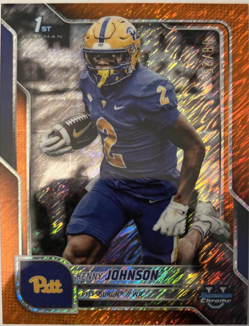 Kenny Johnson [Orange Shimmer Refractor] #87