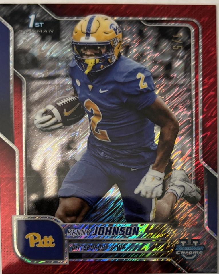 Kenny Johnson [Red Shimmer Refractor] #87