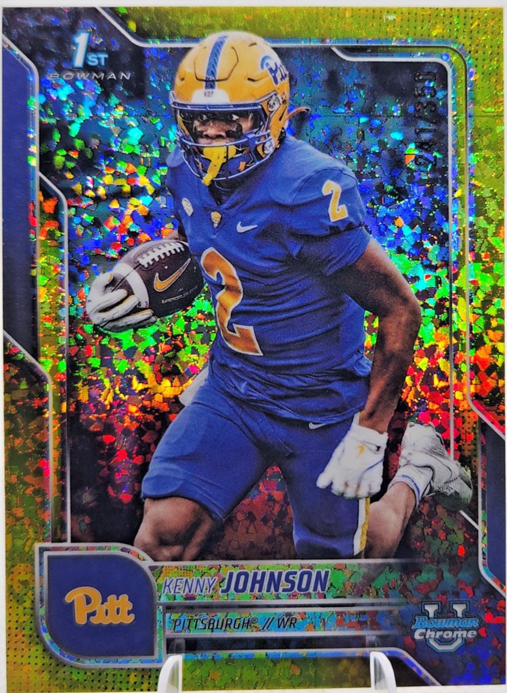 Kenny Johnson [Yellow Mini-Diamond Refractor] #87