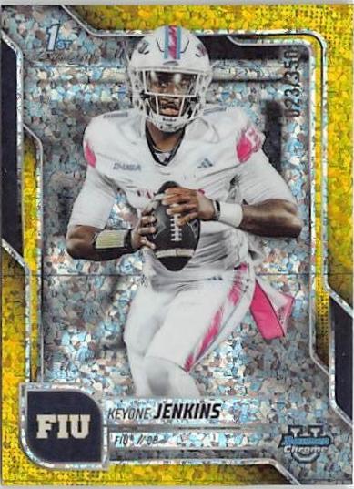 Keyone Jenkins [Yellow Mini-Diamond Refractor] #162