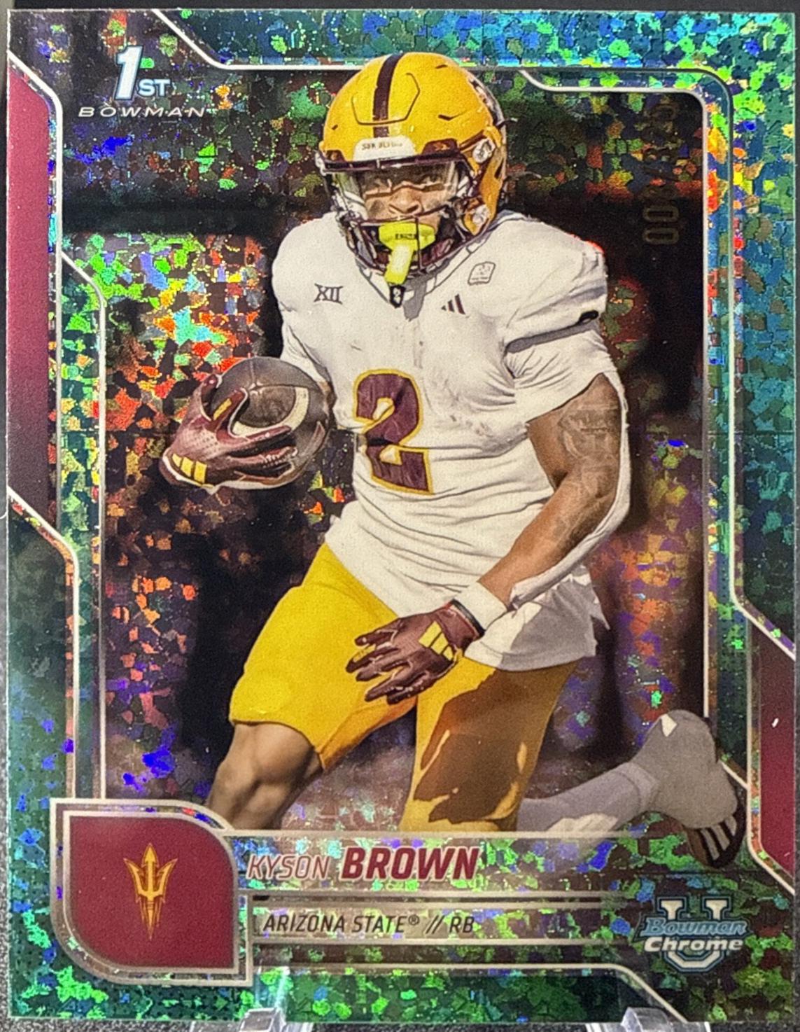 Kyson Brown [Aqua Mini-Diamond Refractor] #158