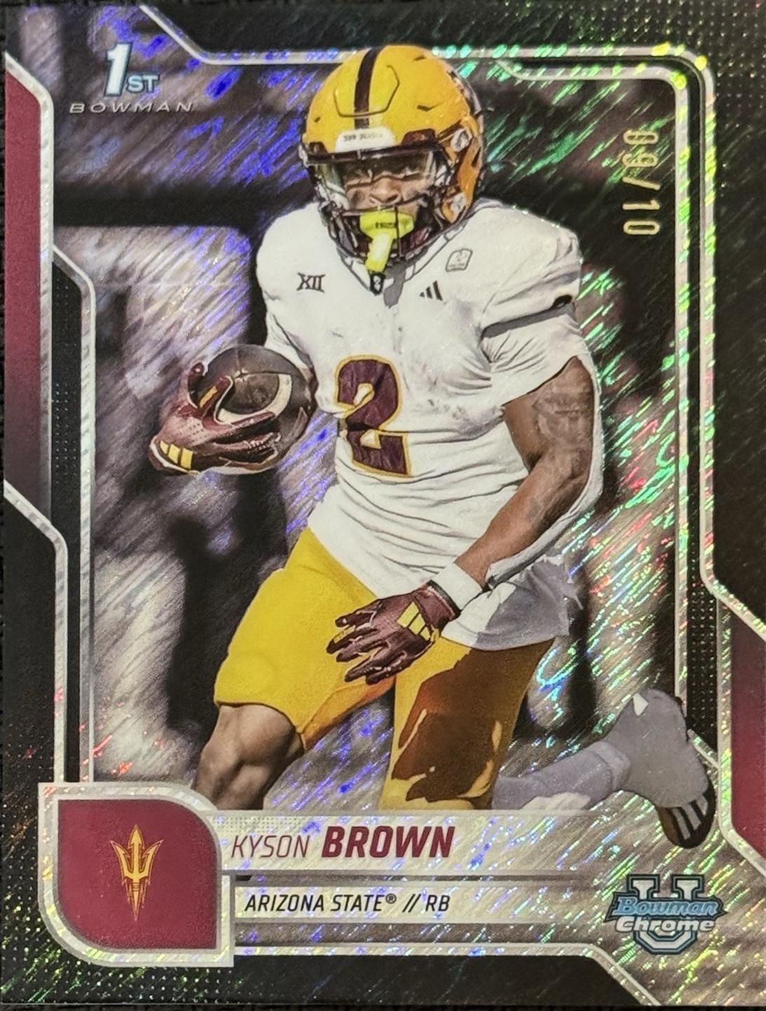 Kyson Brown [Black Shimmer Refractor] #158