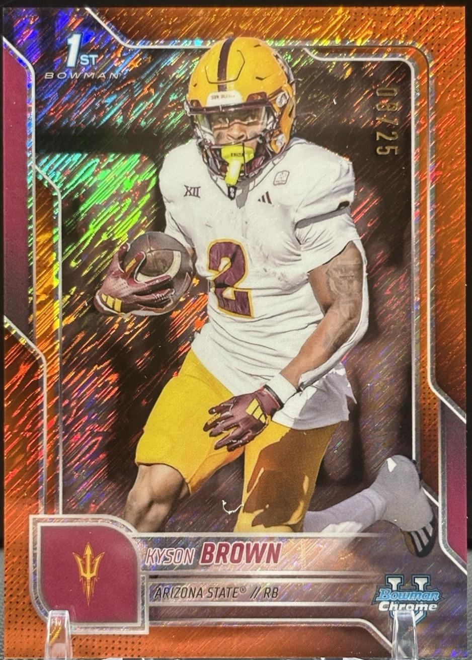 Kyson Brown [Orange Shimmer Refractor] #158