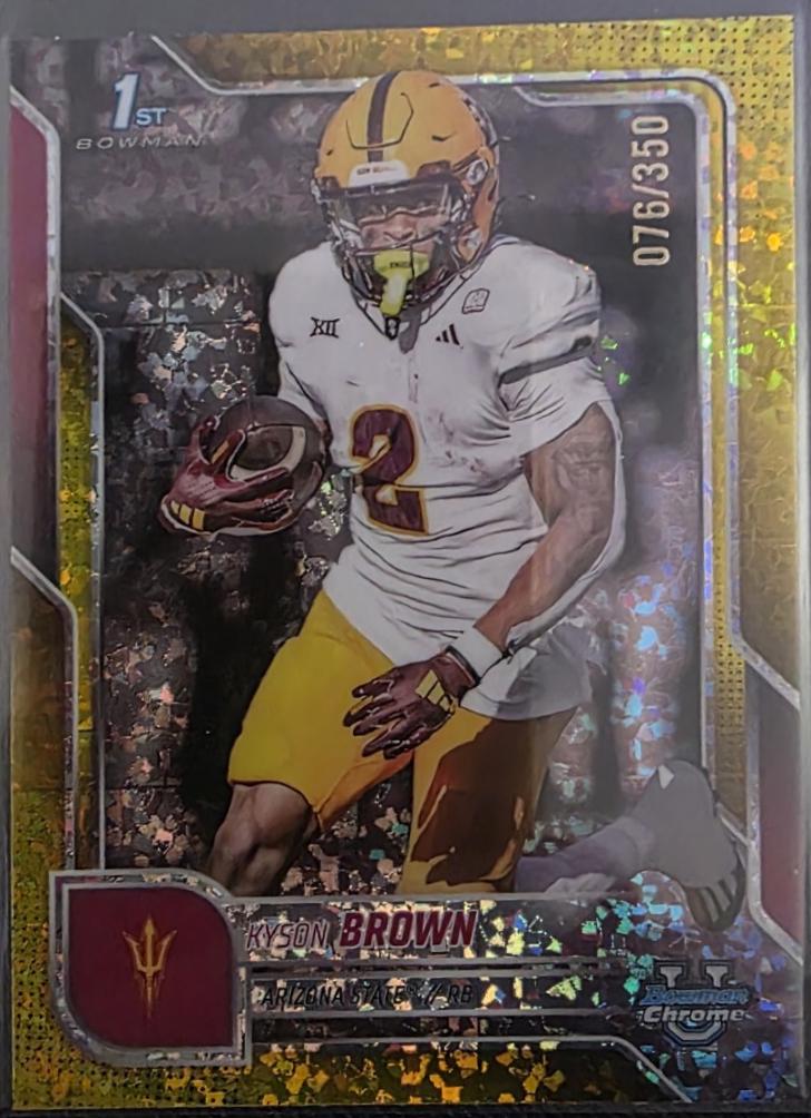 Kyson Brown [Yellow Mini-Diamond Refractor] #158