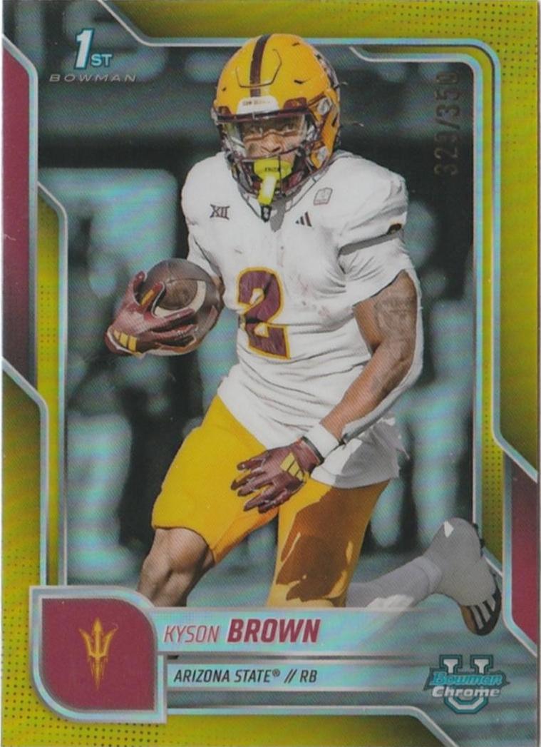 Kyson Brown [Yellow Refractor] #158