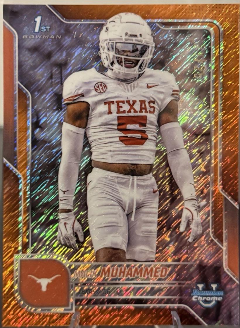 Malik Muhammad [Orange Shimmer Refractor] #112