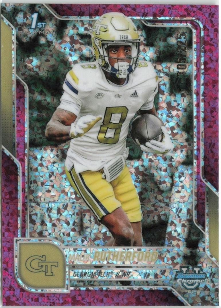 Malik Rutherford [Fuchsia Mini-Diamond Refractor] #23