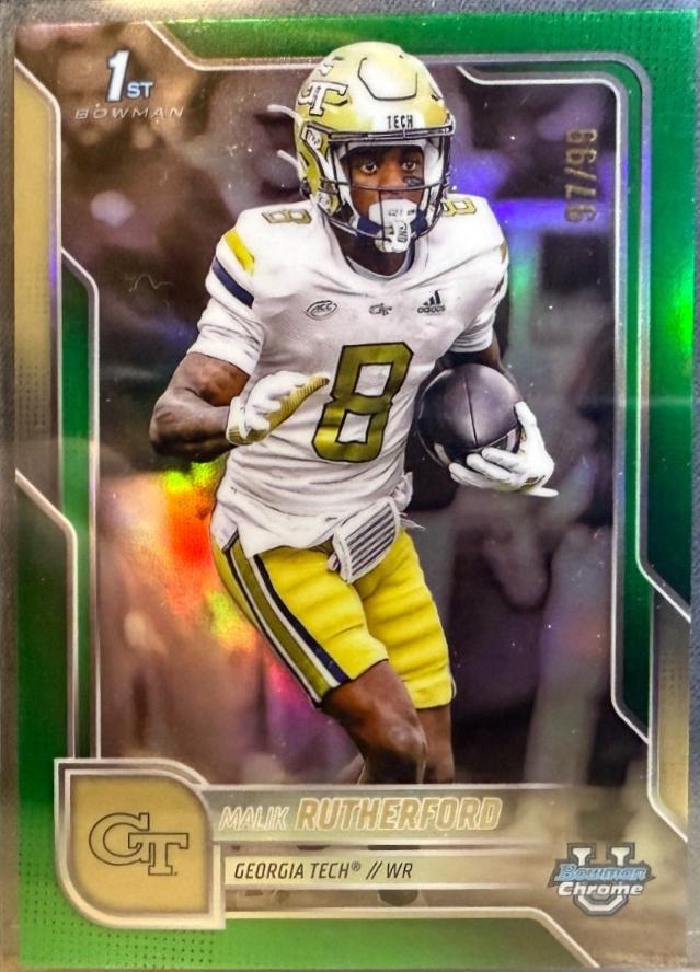 Malik Rutherford [Green Refractor] #23