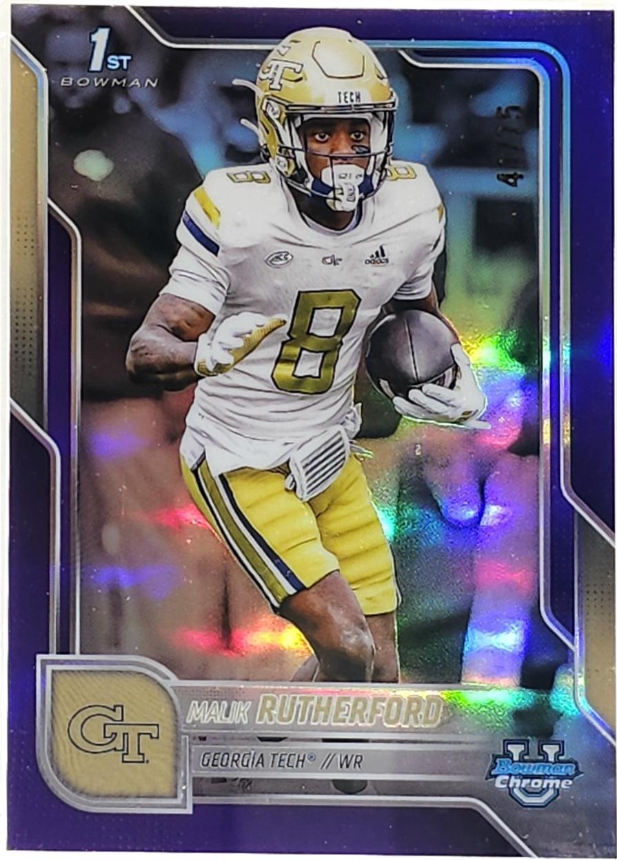 Malik Rutherford [Purple Refractor] #23