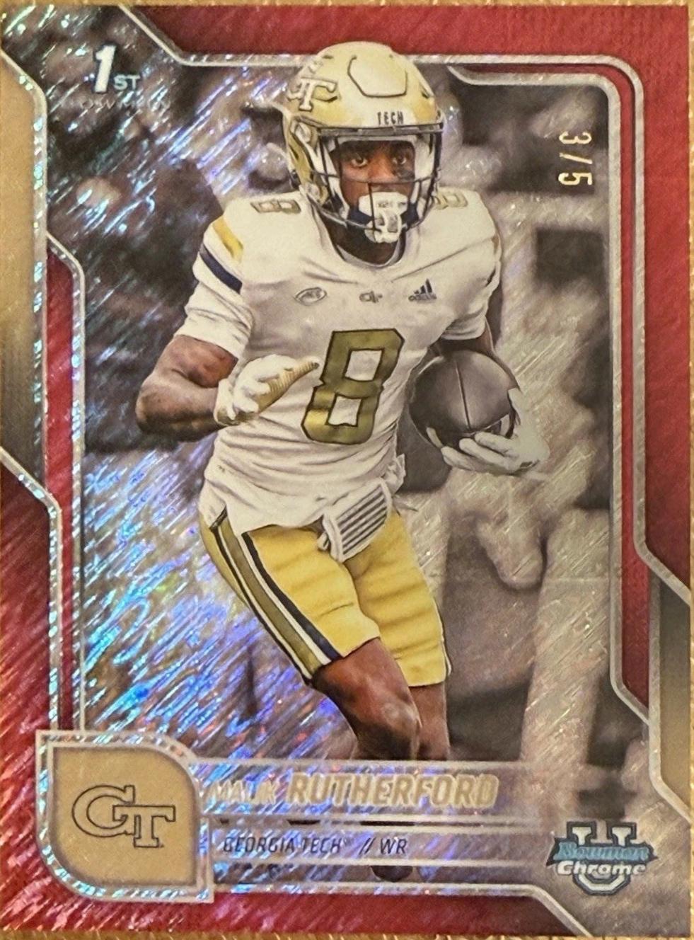 Malik Rutherford [Red Shimmer Refractor] #23