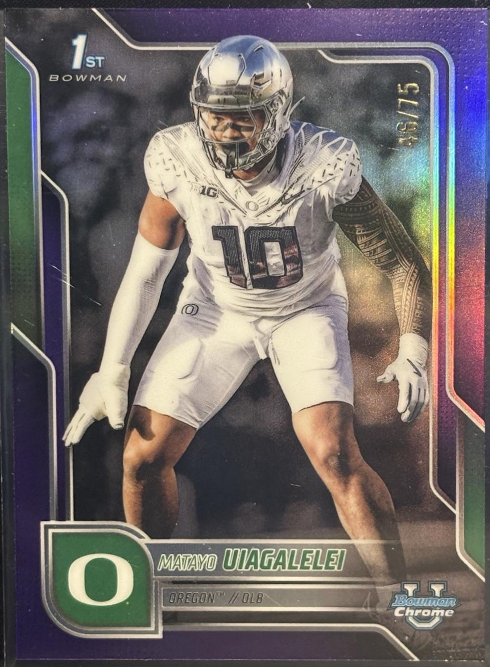 Matayo Uiagalelei [Purple Refractor] #64