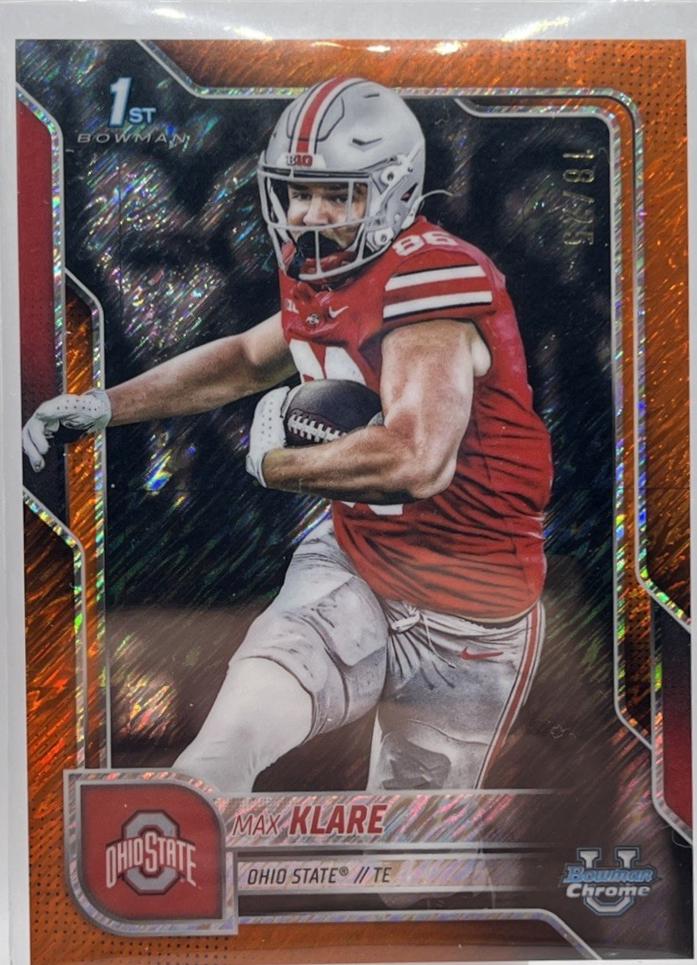Max Klare [Orange Shimmer Refractor] #59