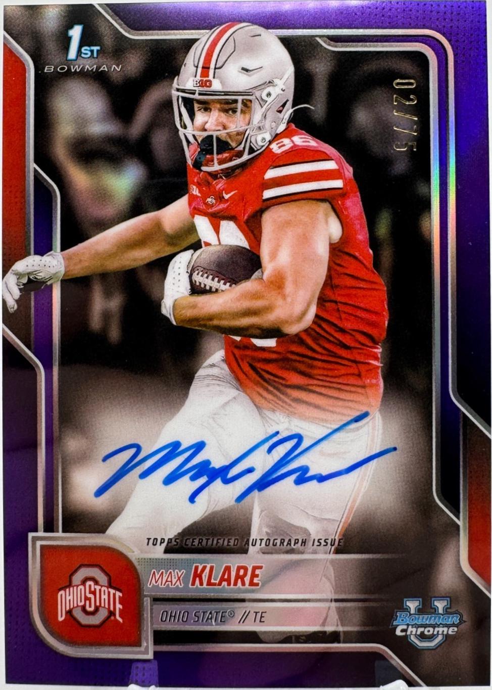Max Klare [Purple Refractor] #59