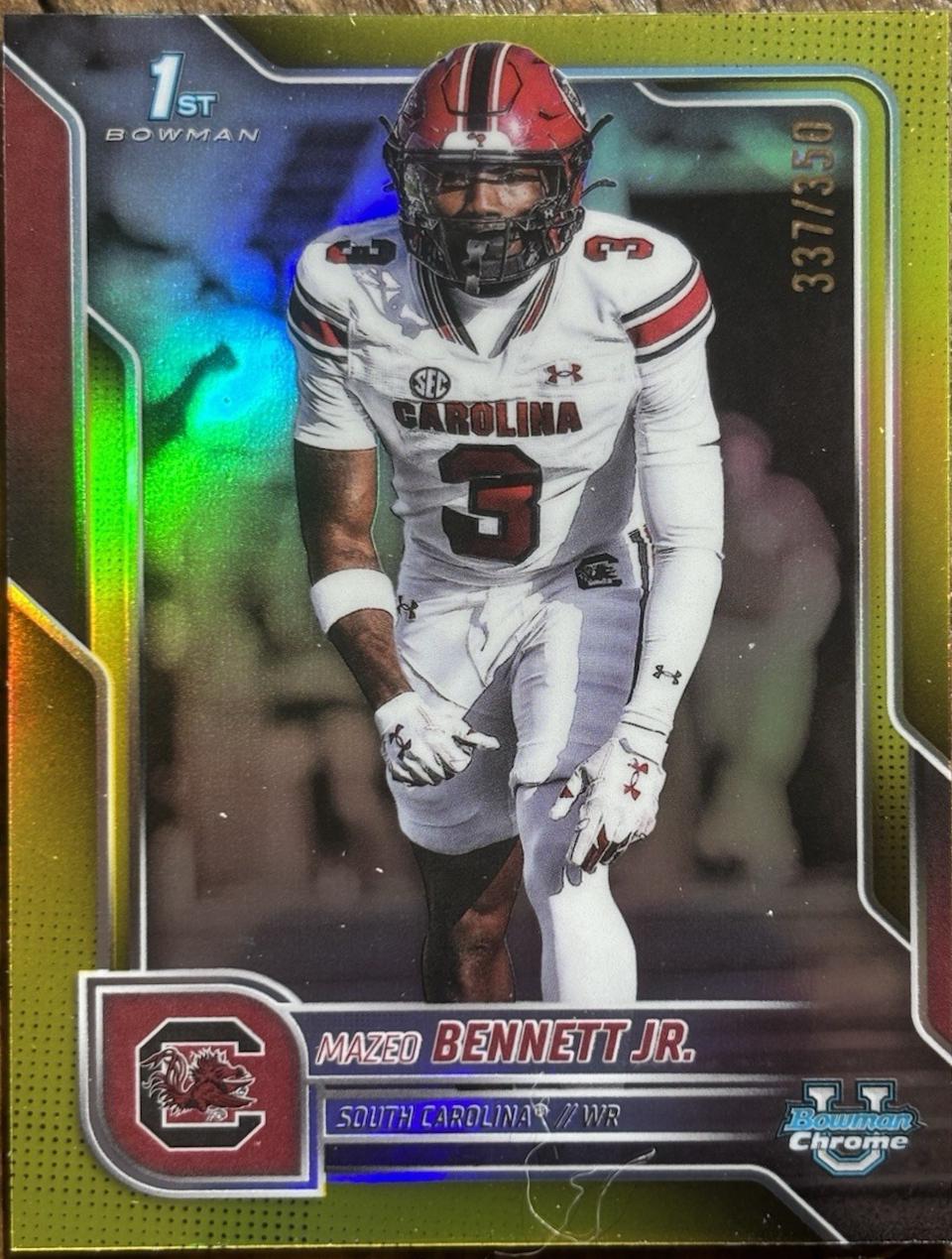 Mazeo Bennett Jr. [Yellow Refractor] #66