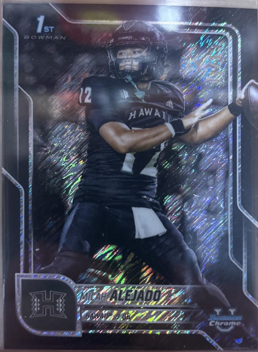 Micah Alejado [Black Shimmer Refractor] #76