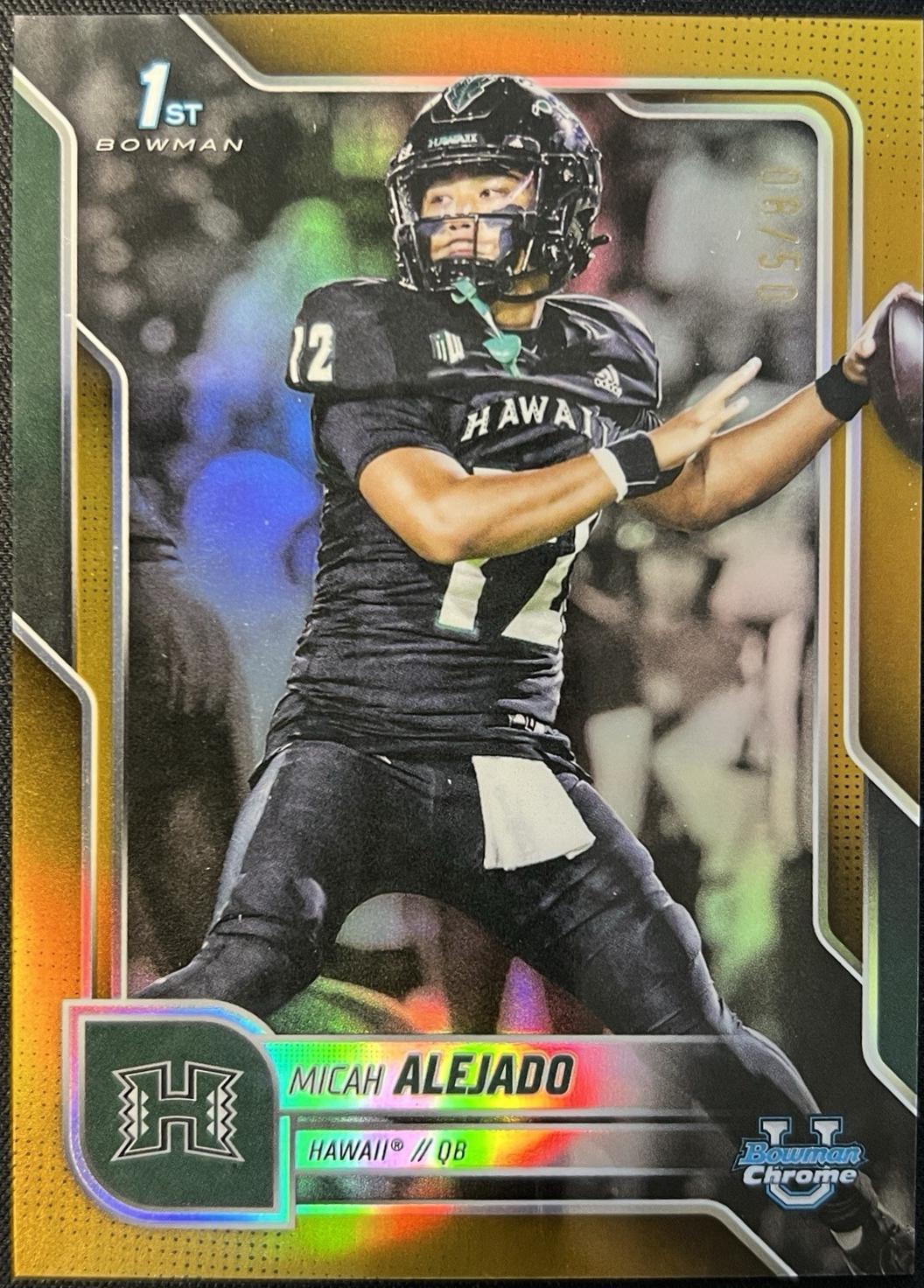 Micah Alejado [Gold Refractor] #76