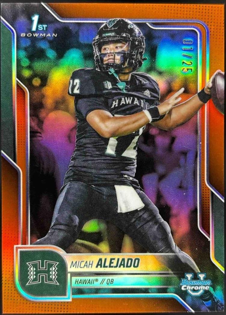 Micah Alejado [Orange Refractor] #76
