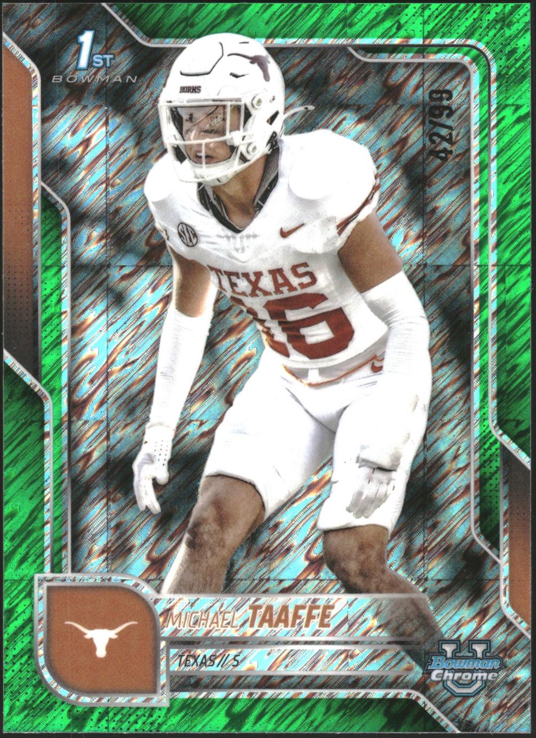 Michael Taaffe [Green Shimmer Refractor] #100