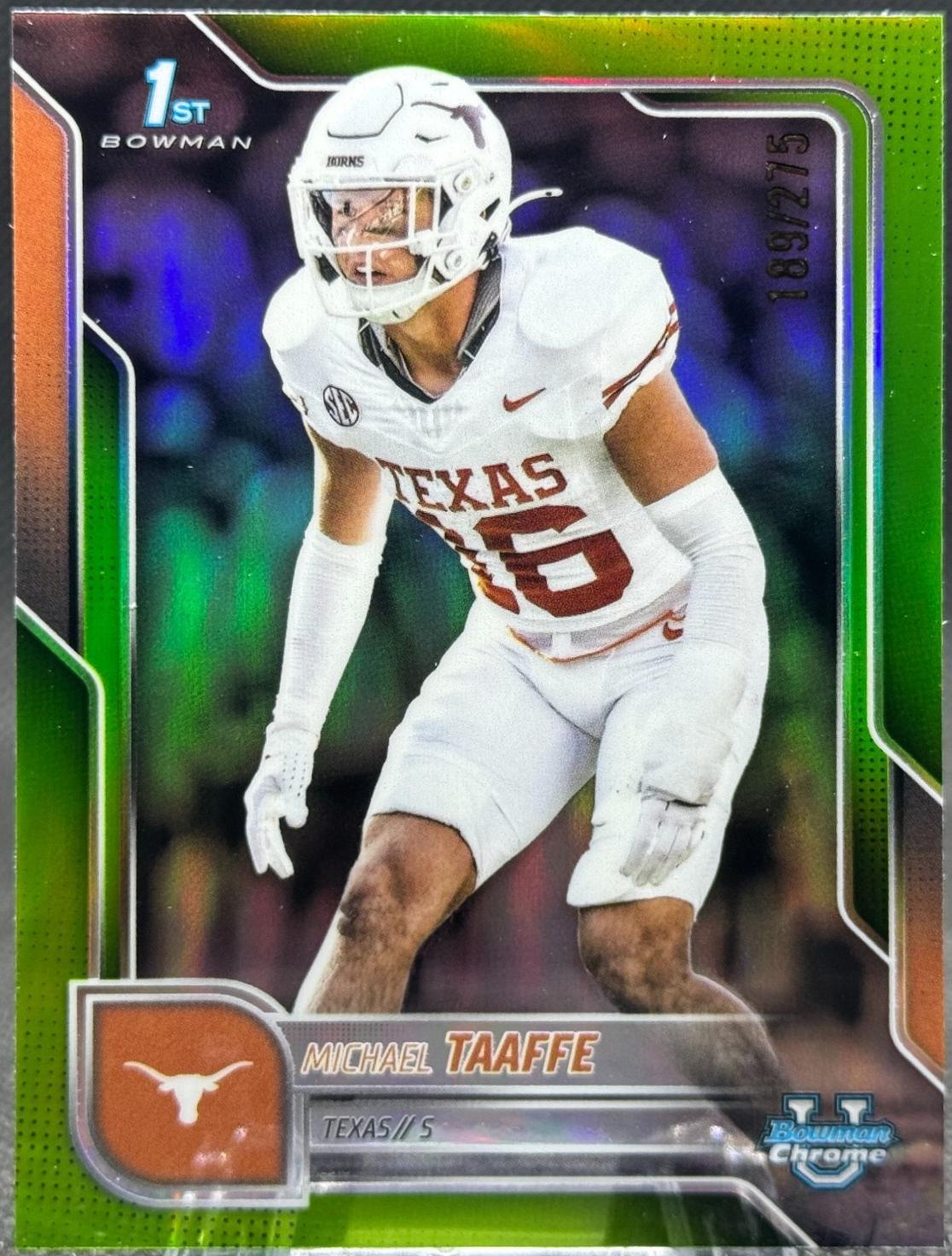 Michael Taaffe [Lime Green Refractor] #100