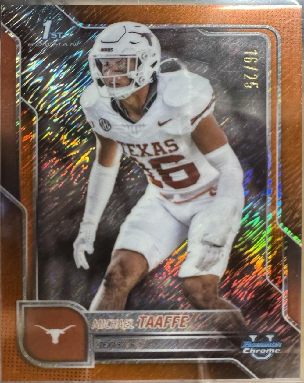 Michael Taaffe [Orange Shimmer Refractor] #100