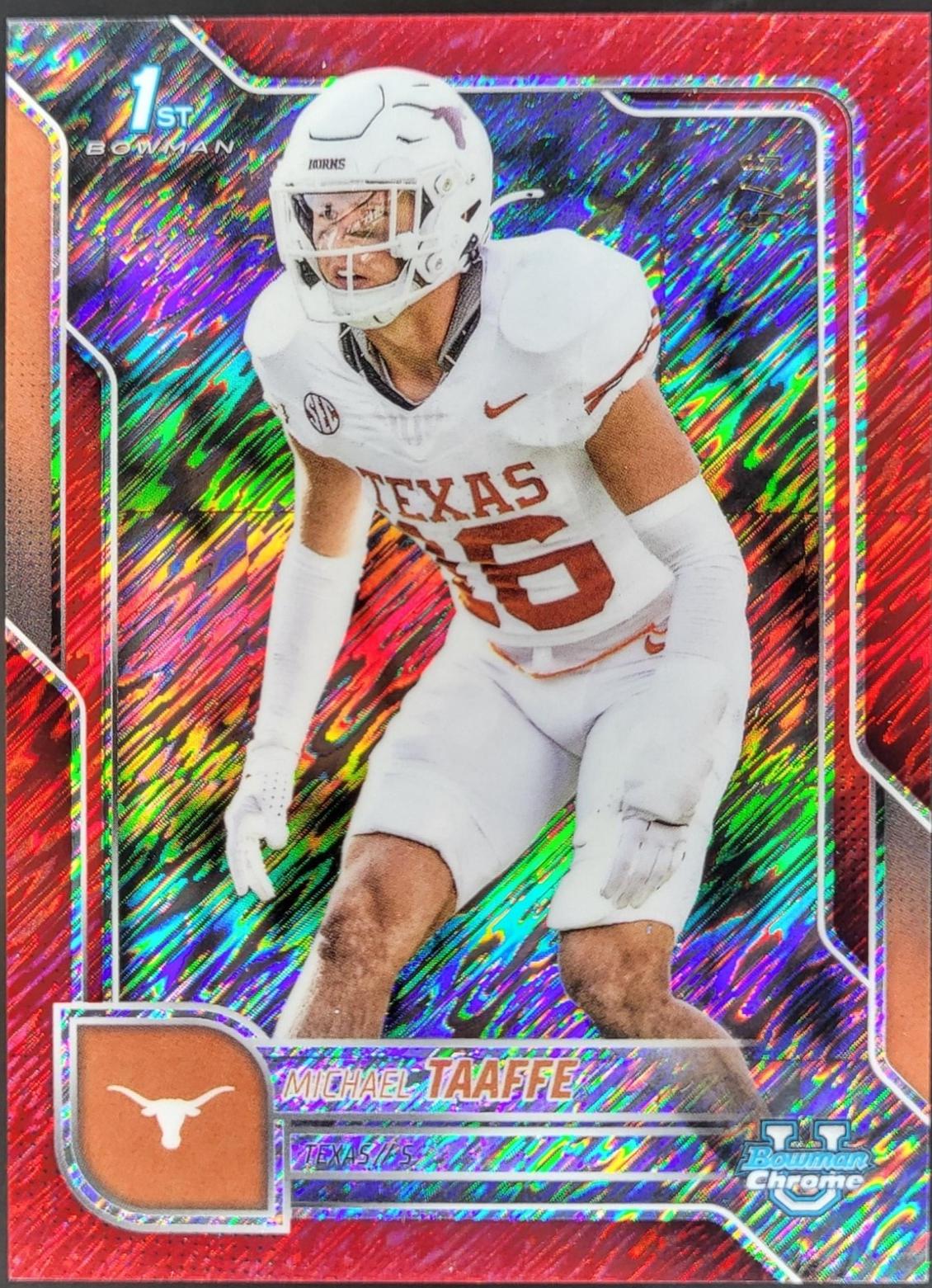 Michael Taaffe [Red Shimmer Refractor] #100