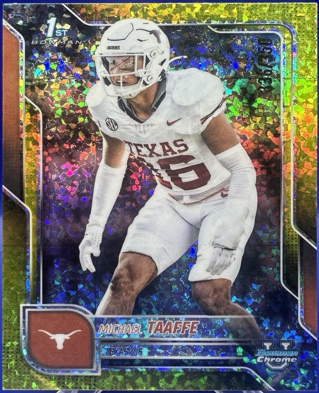 Michael Taaffe [Yellow Mini-Diamond Refractor] #100