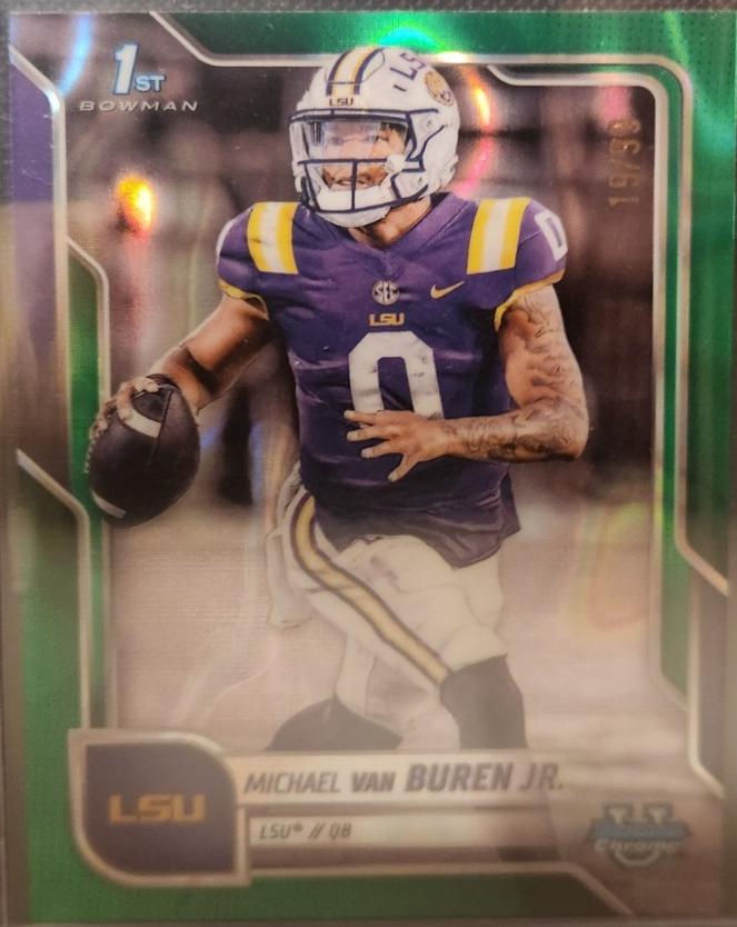 Michael Van Buren Jr. [Green Lava Refractor] #53