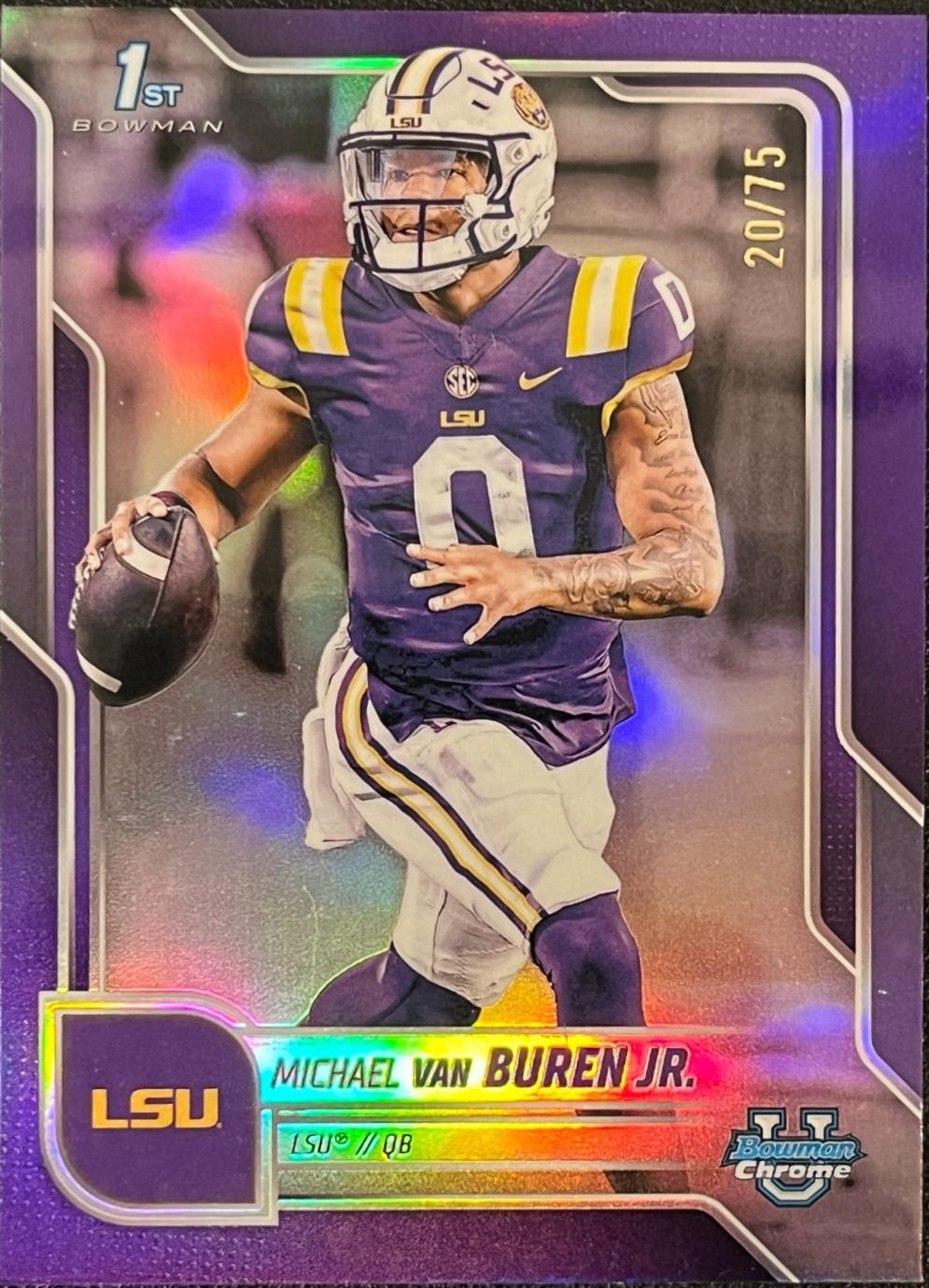 Michael Van Buren Jr. [Purple Refractor] #53