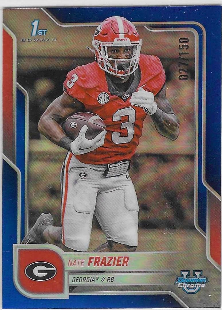Nate Frazier [Blue Refractor] #80