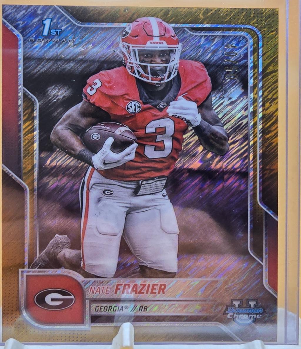 Nate Frazier [Gold Shimmer Refractor] #80