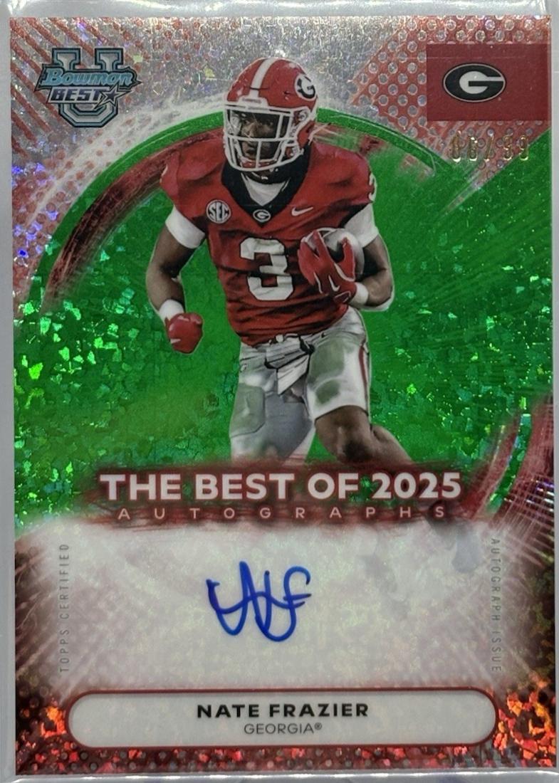 Nate Frazier [Green Mini-Diamond Refractor] #80