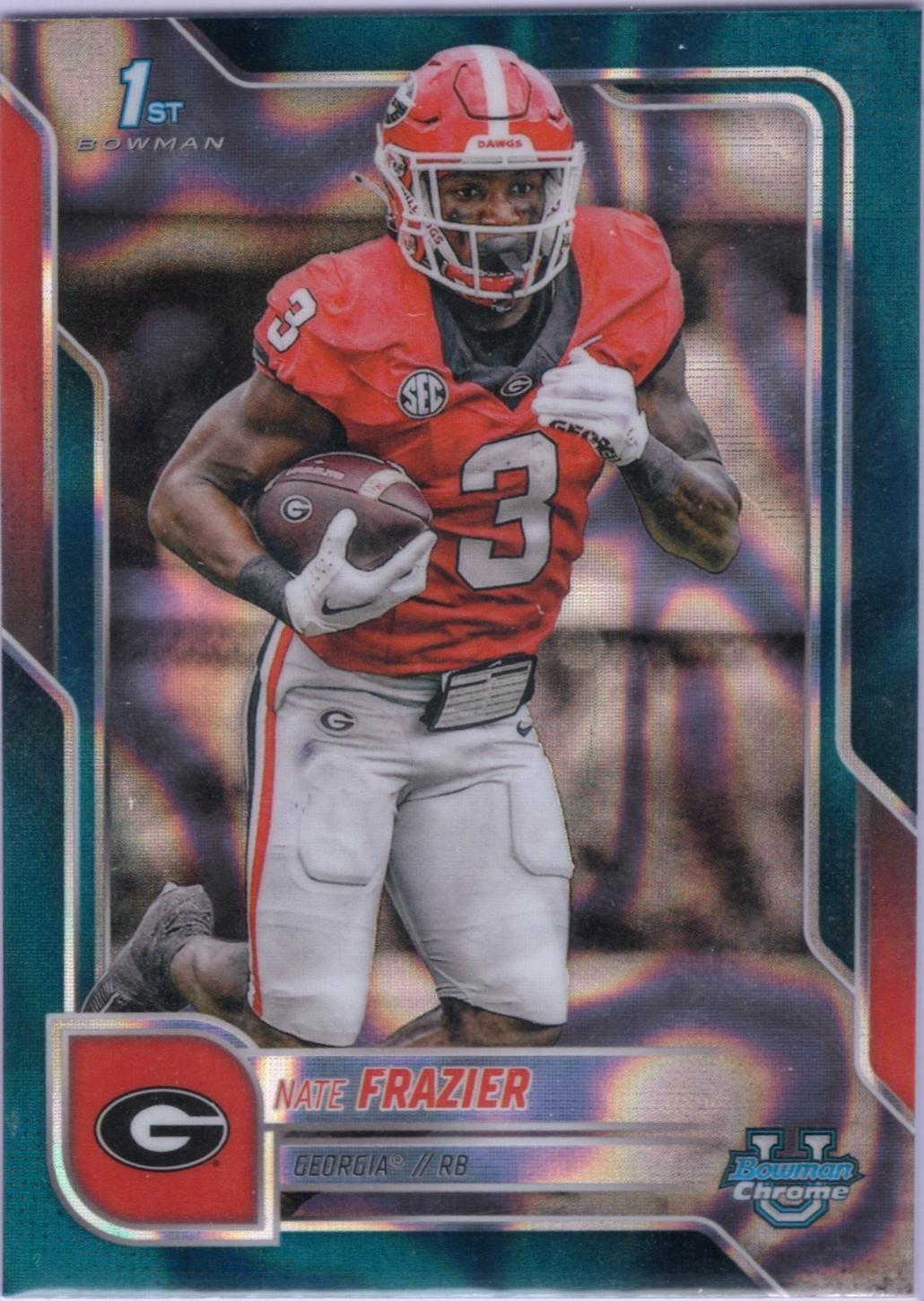 Nate Frazier [Teal Lava Refractor] #80