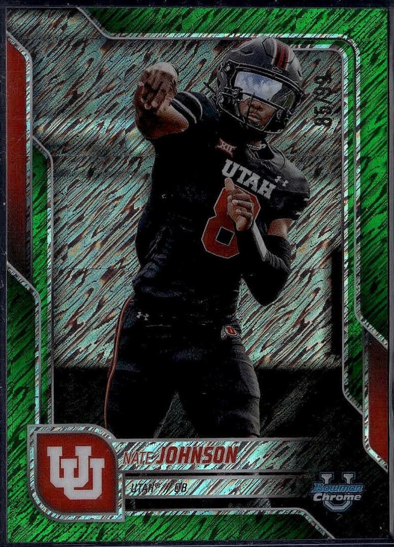 Nate Johnson [Green Shimmer Refractor] #57