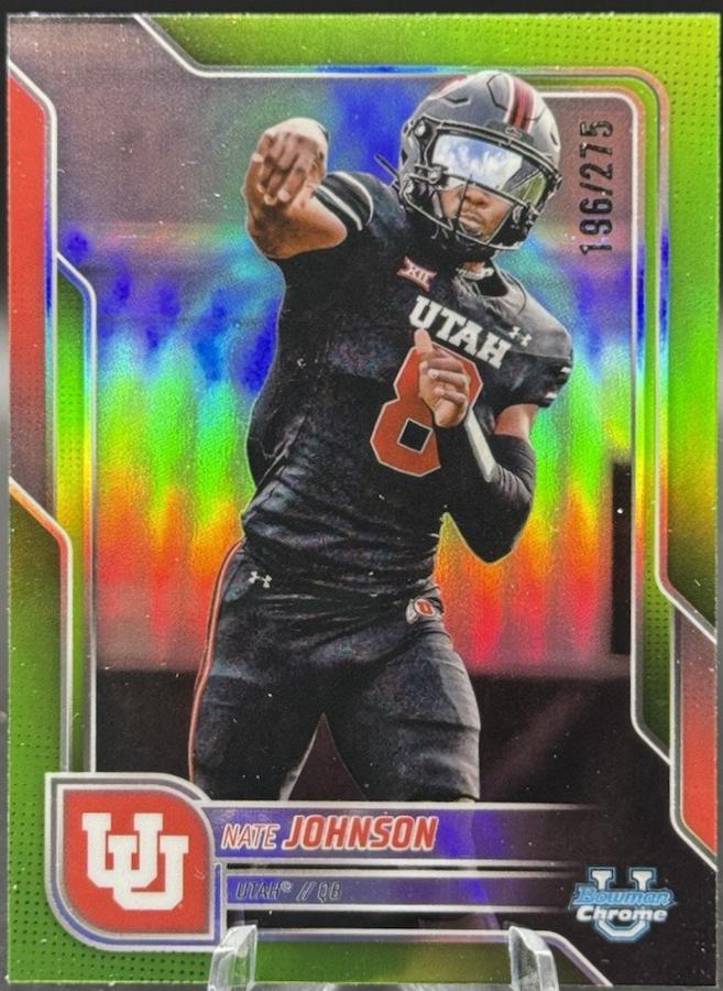 Nate Johnson [Lime Green Refractor] #57