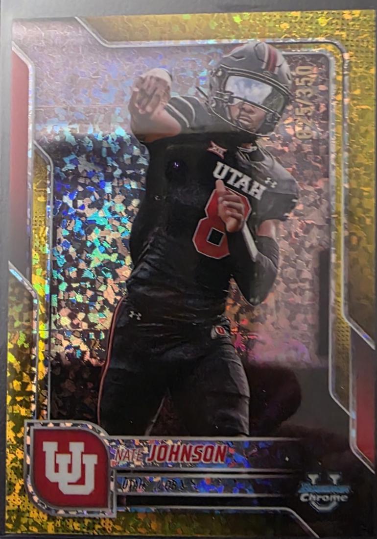 Nate Johnson [Yellow Mini-Diamond Refractor] #57