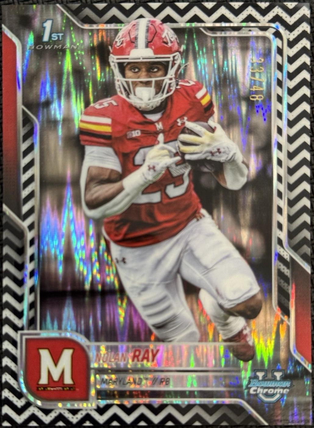 Nolan Ray [Black White Stealth Refractor] #77