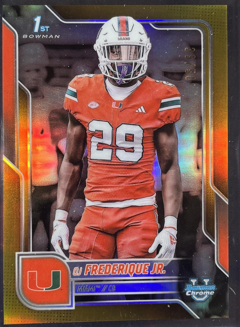 OJ FRederique Jr. [Gold Refractor] #92